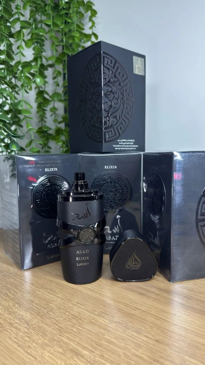 Perfume Asad Elixir Lattafa Árabe Eau De Parfum 100m - Foto 3