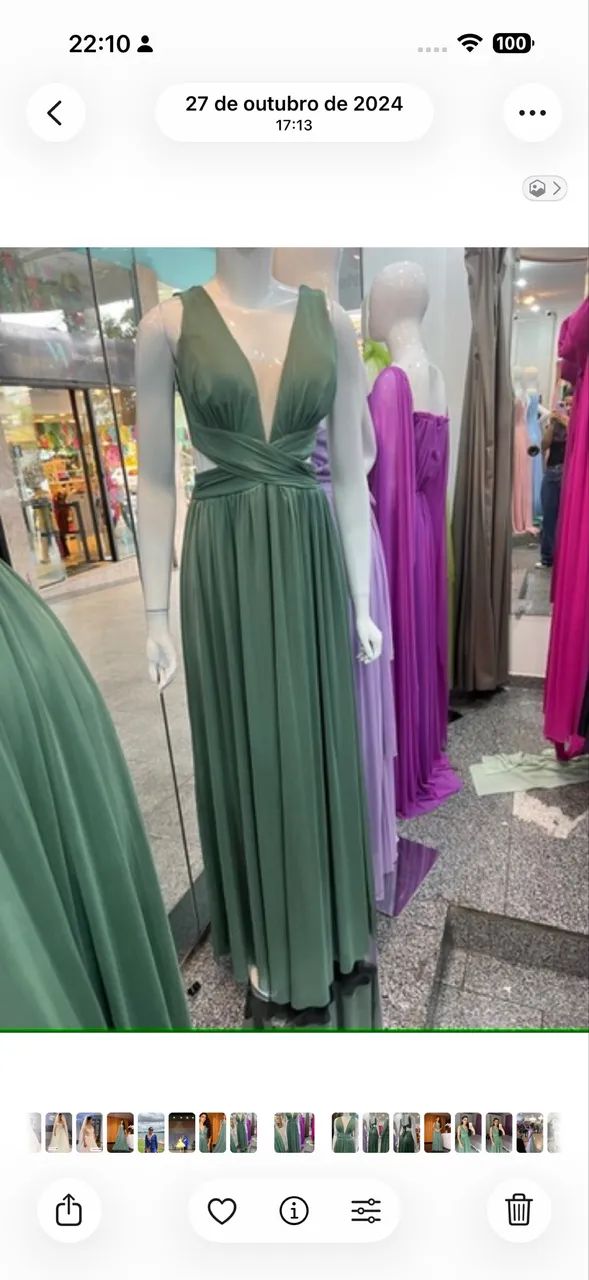 Vestido verde  - Foto 3