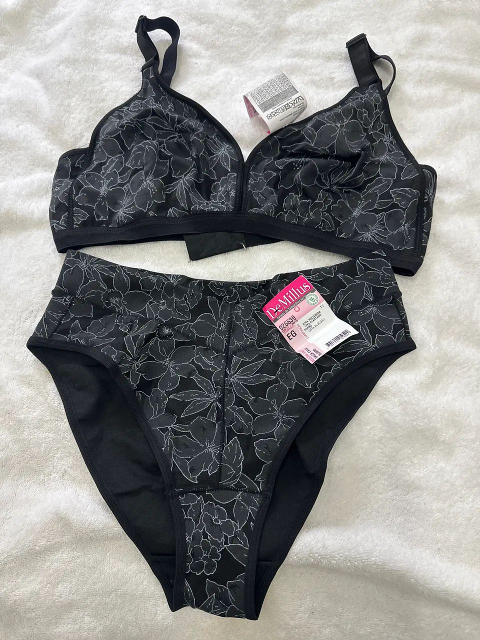 Conjunto Olimpo Plus Size preto TAM 52