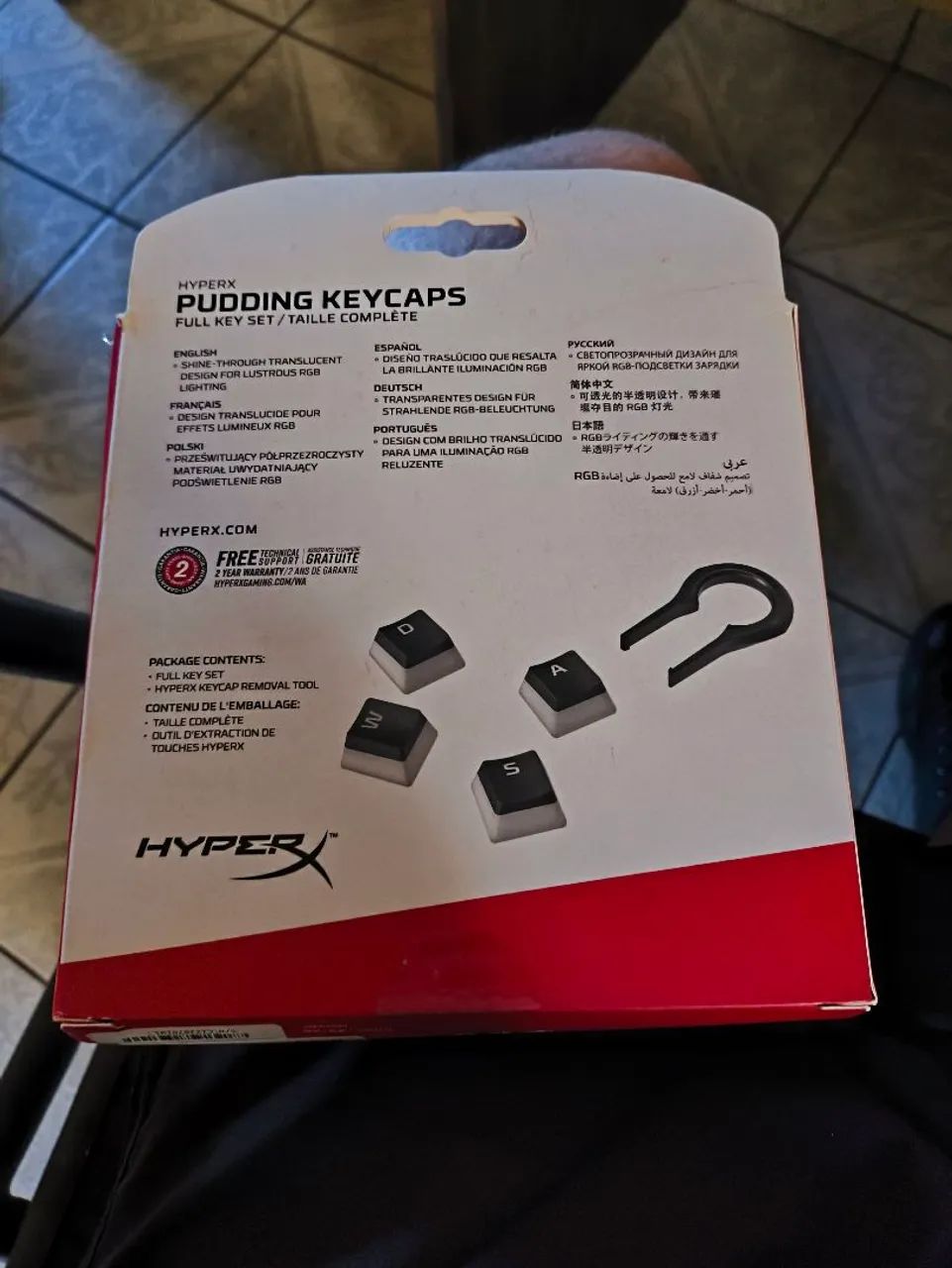 Keycaps hyperx pudding - Foto 2