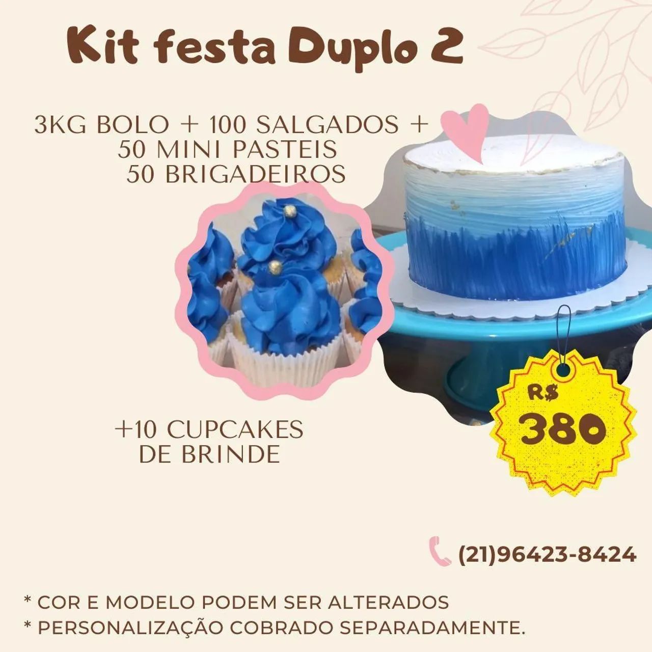 Kits Festa Completos a partir de R$ 90 - Bolo, Doces e Salgados! - Foto 4