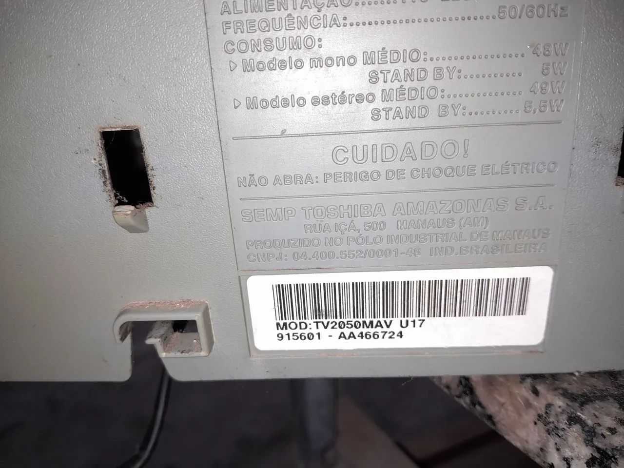 Antiga TV de tubo 20 Polegadas  - Foto 3