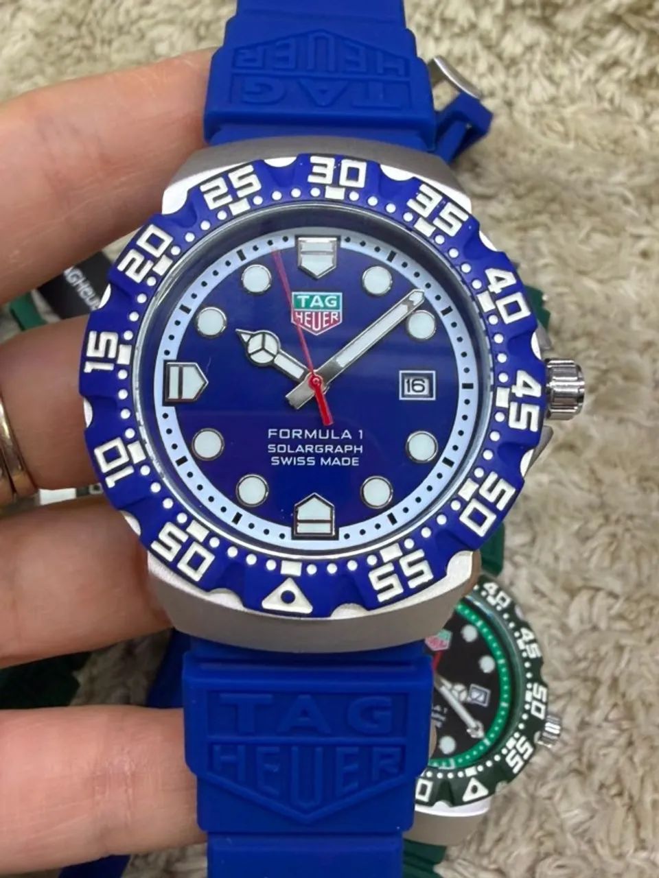 Relógio Tag Heuer Formula 1 (F1) - Pulseira de borracha - Foto 5