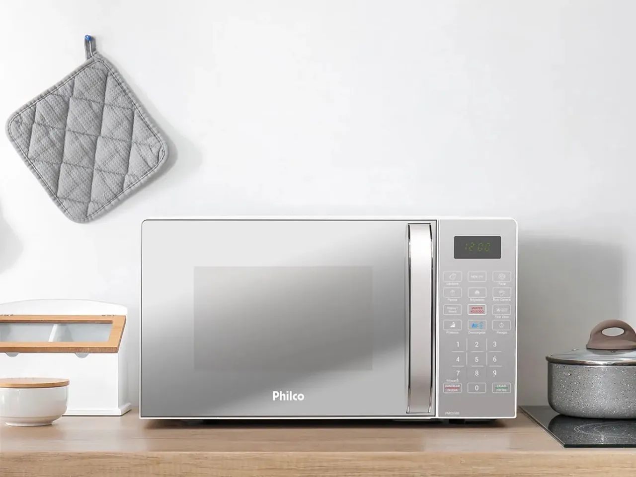 Micro-ondas Philco PMO23EB - 20 Litros | 1100W ? Produto NOVO, LACRADO e com NOTA FISCAL