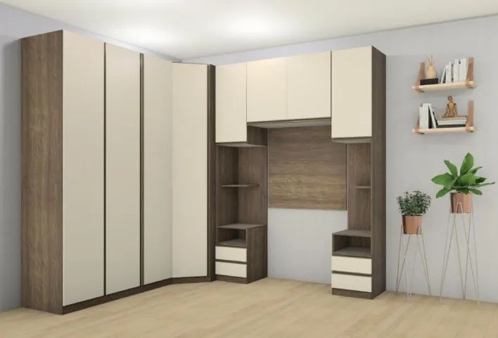 quarto modulado prime luxo solteiro  3 opções de projetos  - Foto 3