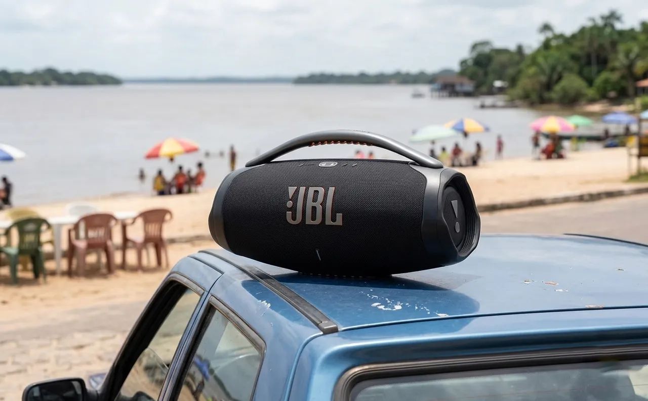 ? JBL BOOMBOX 3 ORIGINAL - PREÇINHO DE DESAPEGO! ? - Foto 3