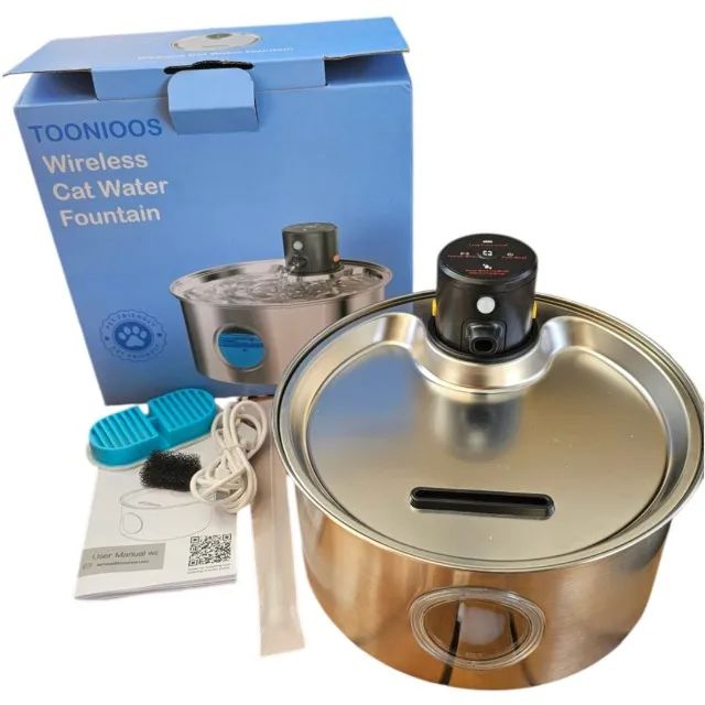 Bebedouro sem fio para gatos e cães - com sensor 3,2l