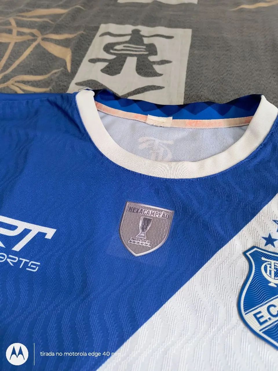 CAMISA DO ESPORTE CLUBE TAUBATÉ - Foto 2