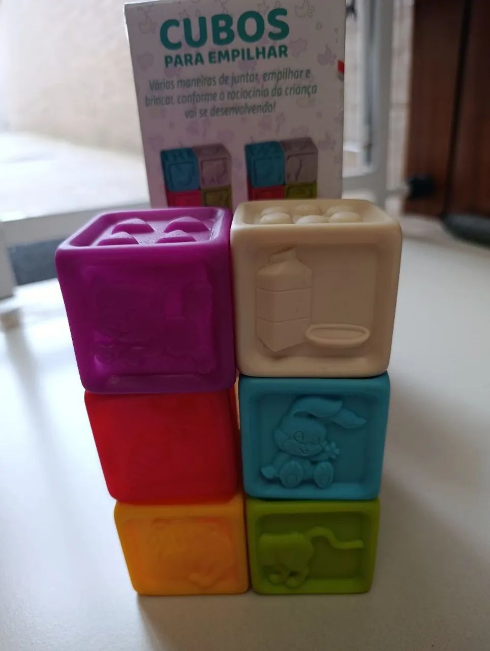 CUBOS PARA EMPILHAR - PAIS E FILHOS  - Foto 3