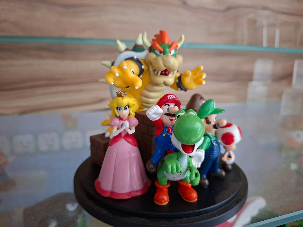Display Super Mario Bros bonecos do filme/jogo - Foto 2