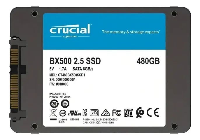 SSD Crucial BX500 480GB - Foto 3