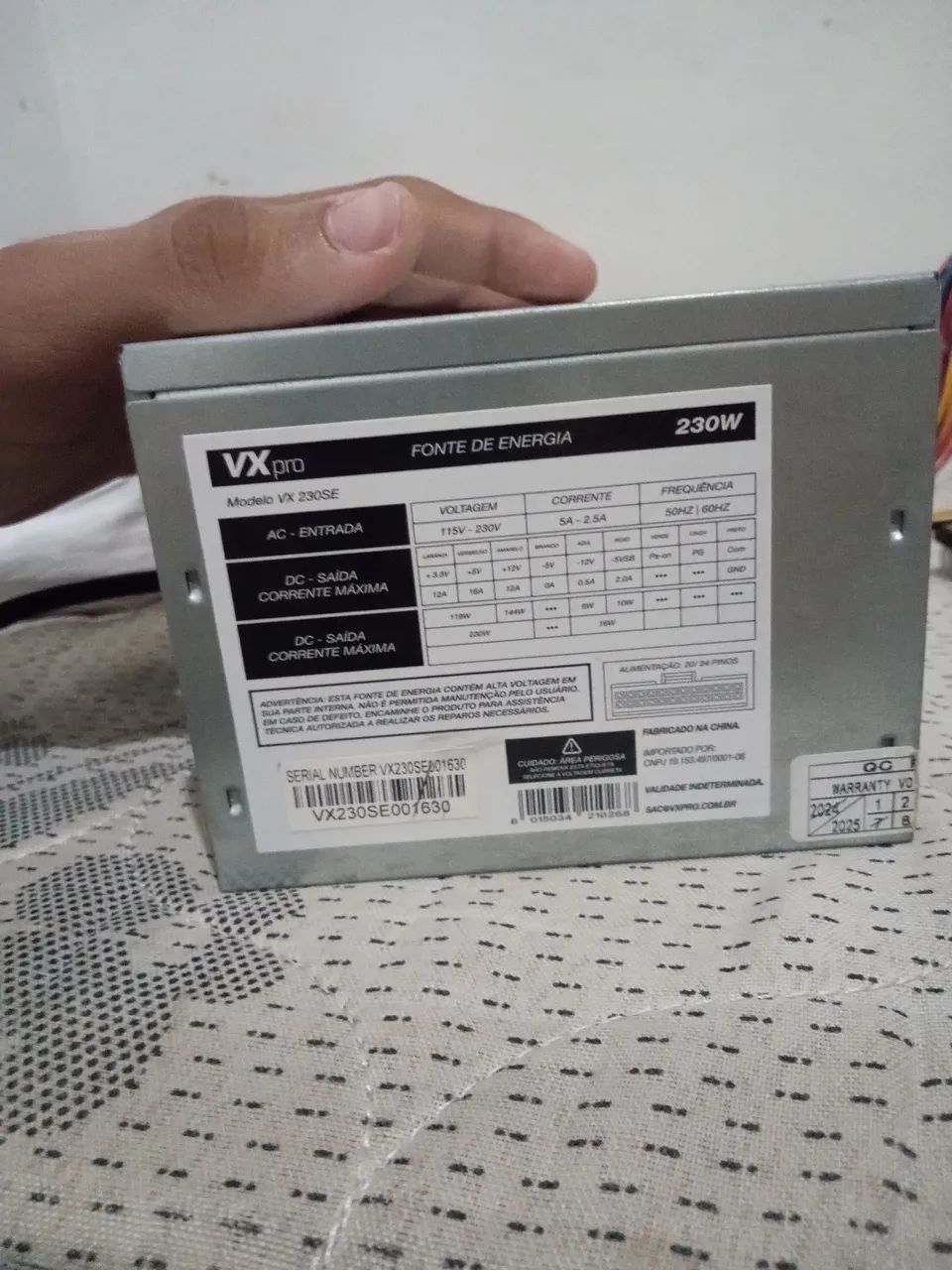 Fonte Pc Atx 250walts - Foto 3