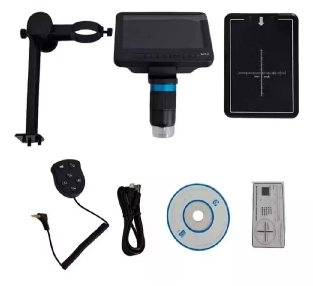 Microscópio digital 1000 x tela LCD 5 polegadas com LED Full HD - Foto 2