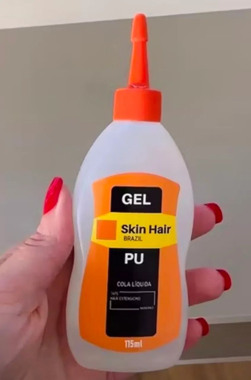 Gel fixador para mega hair cabelos  - Foto 3