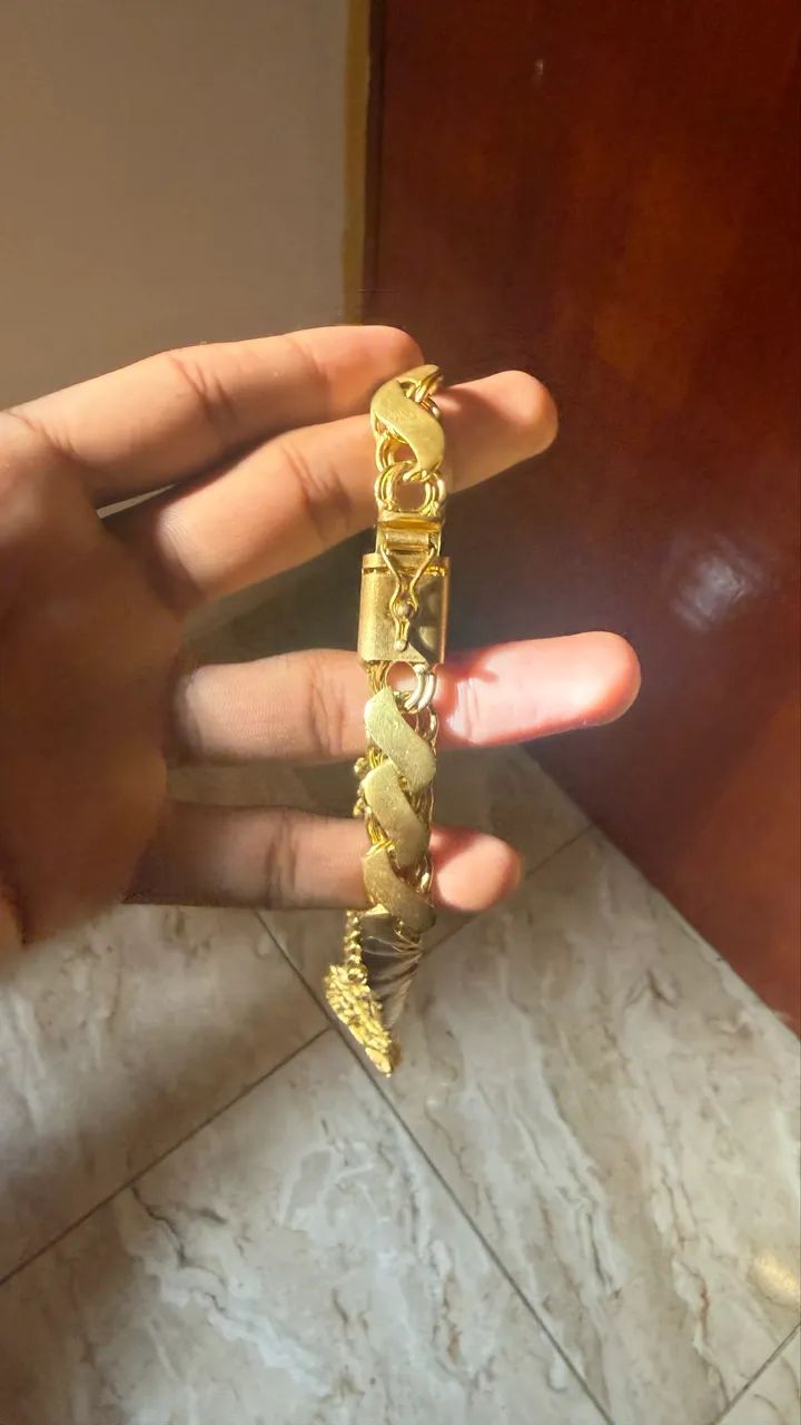 Cordão banhado 18k Ouro - Foto 3