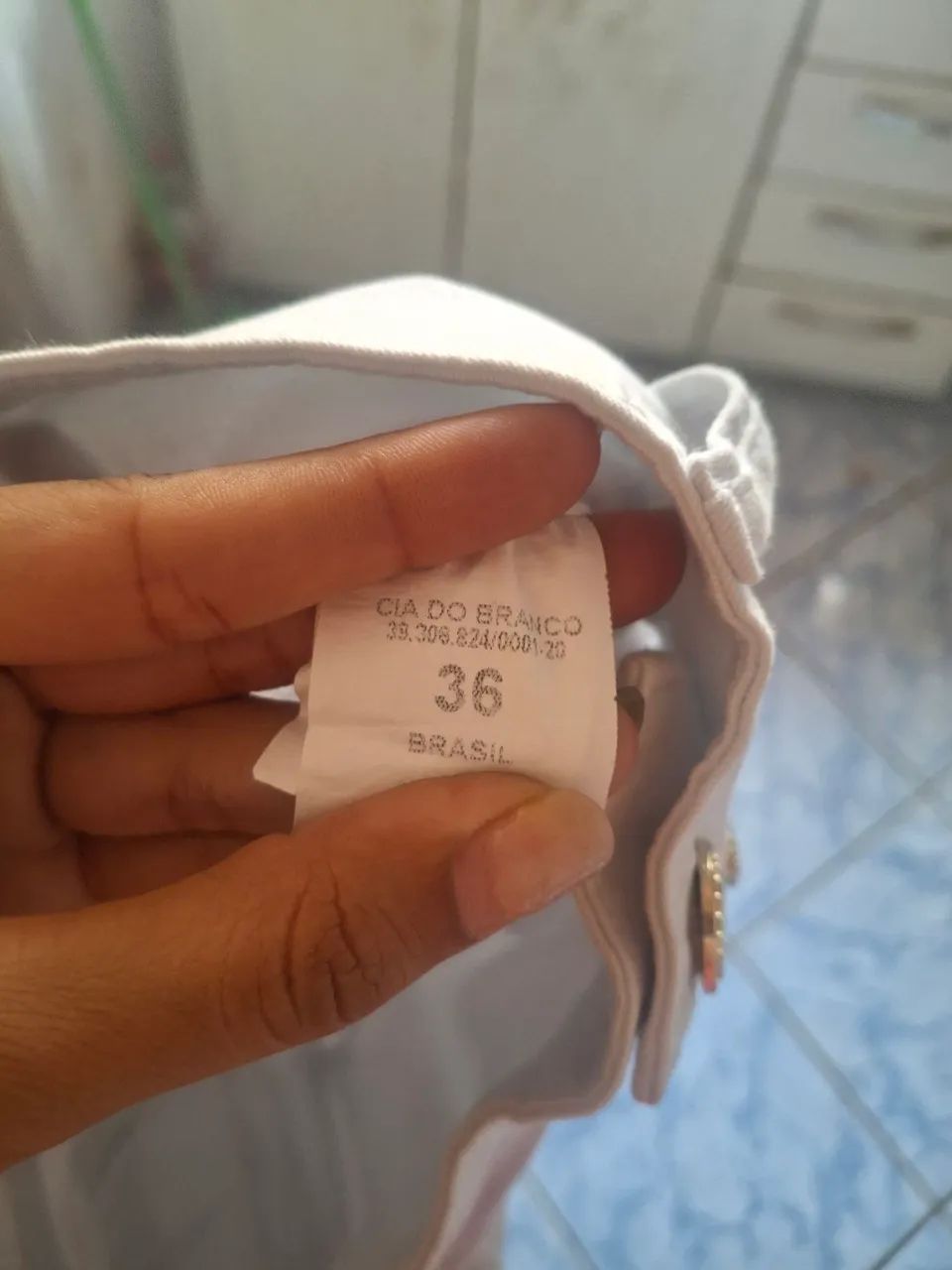 Calças brancas jeans 36 - Foto 2