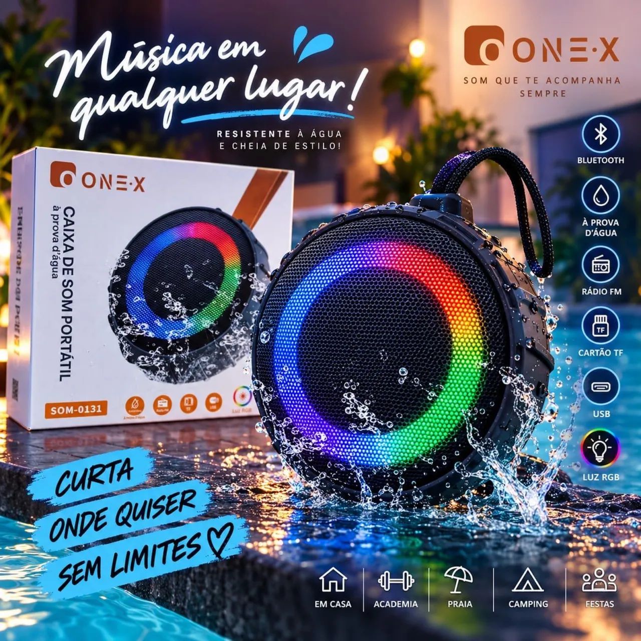 Caixa de som portátil 