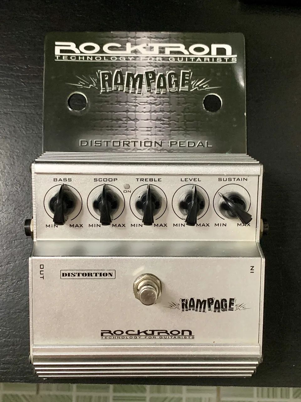 Pedal de DISTORTION  RAMPAGE BOCKTRON 