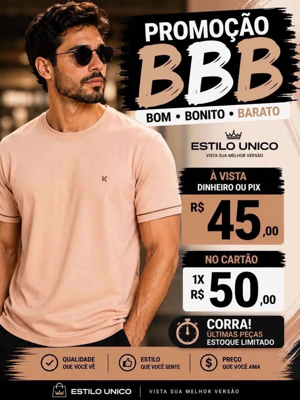 Camisa 100% algodão  - Foto 4