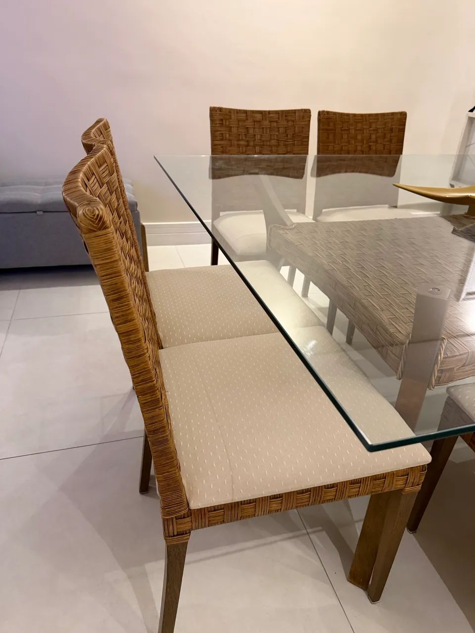 Mesa grande para com 8 cadeiras  - Foto 2