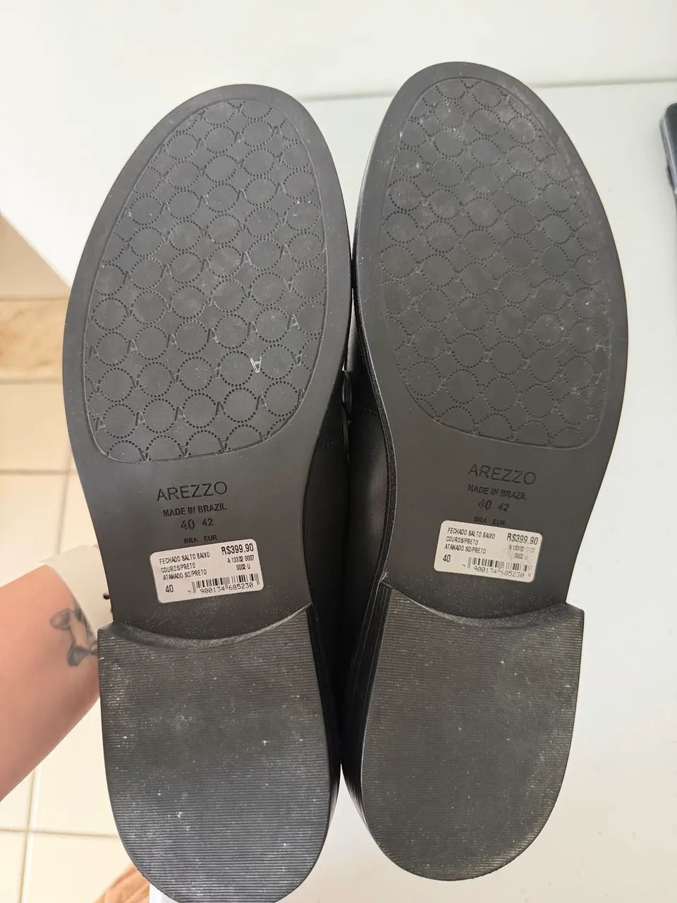 Mocassim Arezzo Preto - Nº 40 - Foto 3