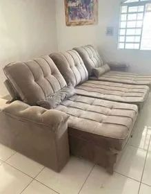 ESTOFADO LAUS (2.50 MTS 2 módulos) MOLAS BONEL - Entrega DF e Entorno - Foto 4