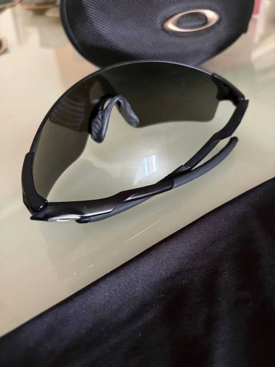 óculos de sol oakley modelo evzero blades - preto - Foto 3