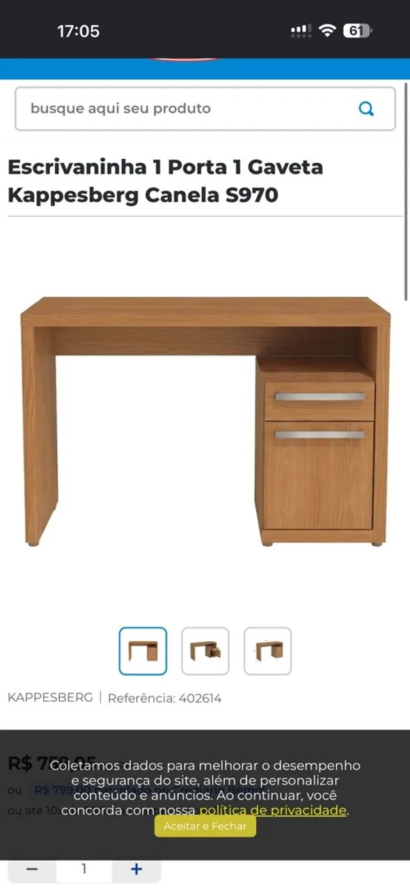 Mesa de escritório 