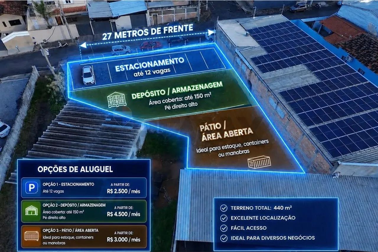 Terreno Comercial para Locação em Arasol, Araxá!