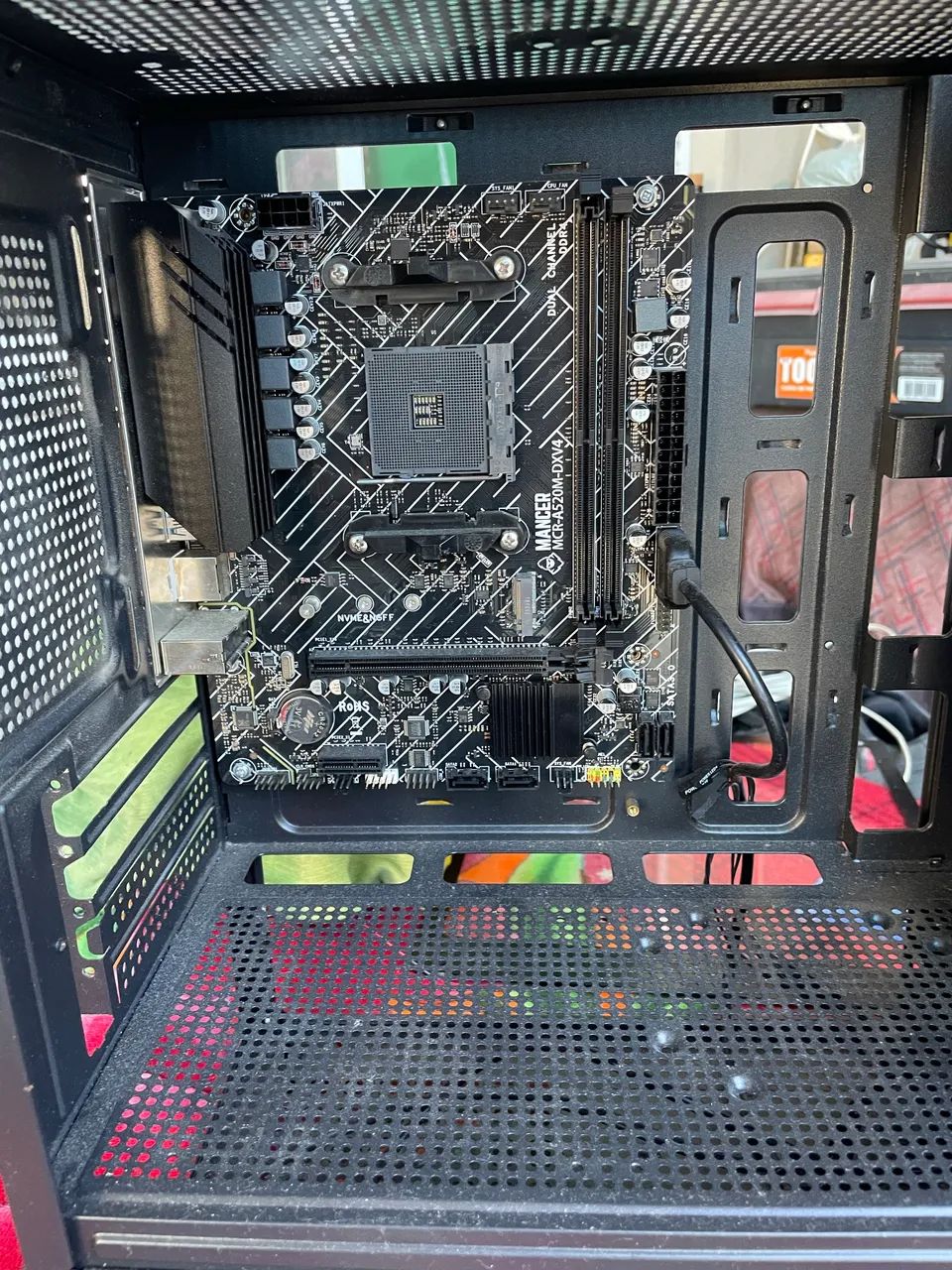 Placa mãe mancer E gabinete  - Foto 4