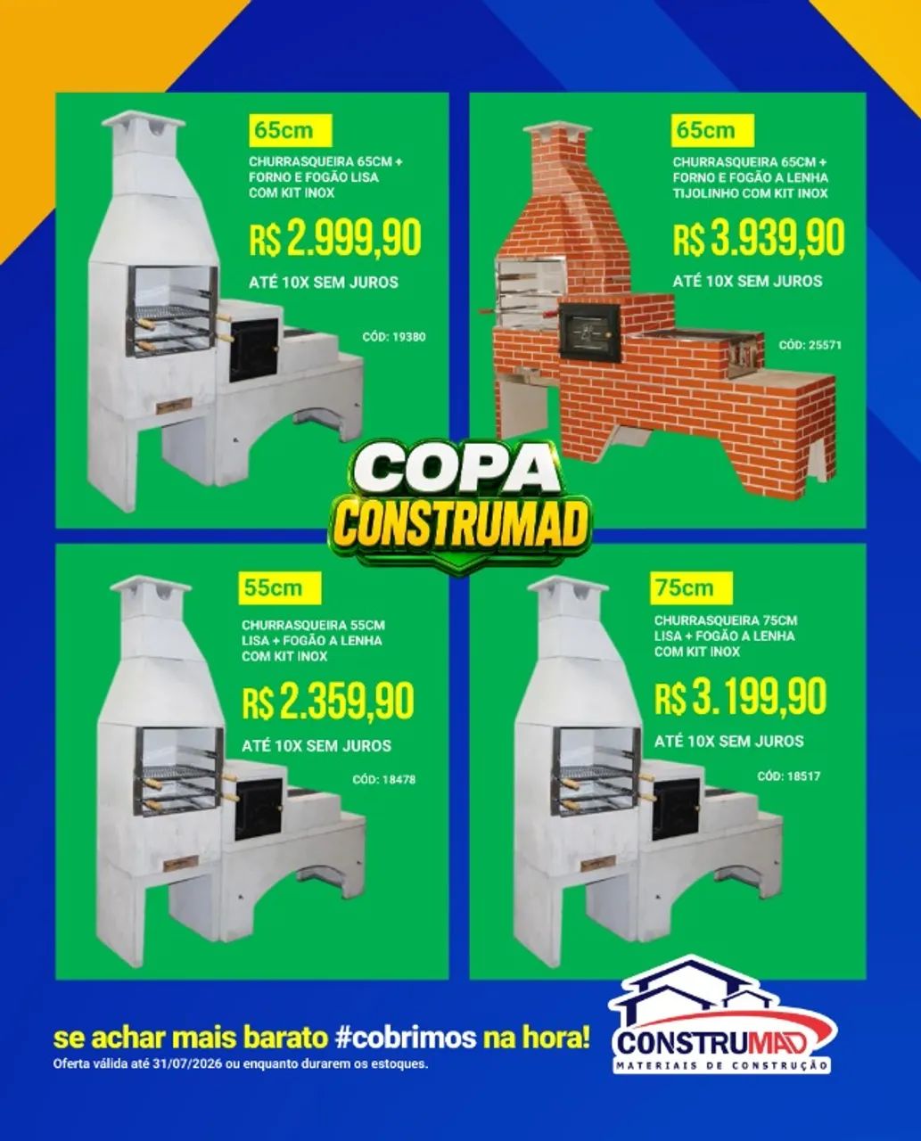 CHURRASQUEIRA PRE MOLDADA - PRE FABRICADA
