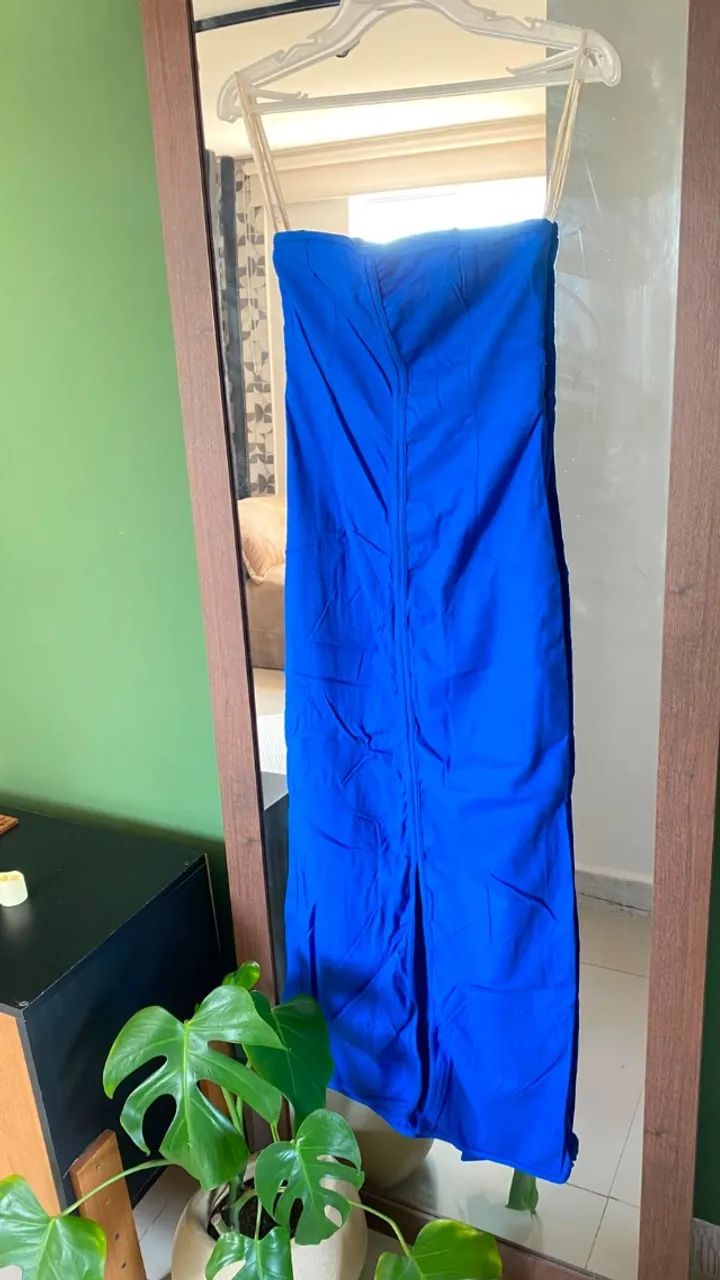 Vestido azul FARM - Foto 2