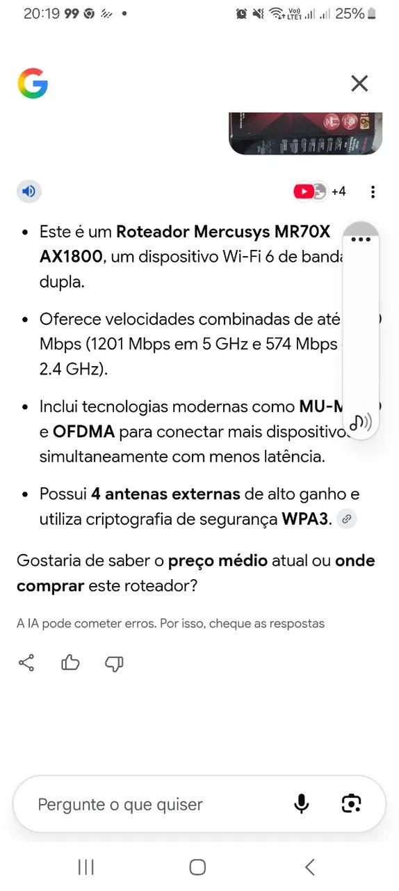 Roteador de rede wifi novo - Foto 2