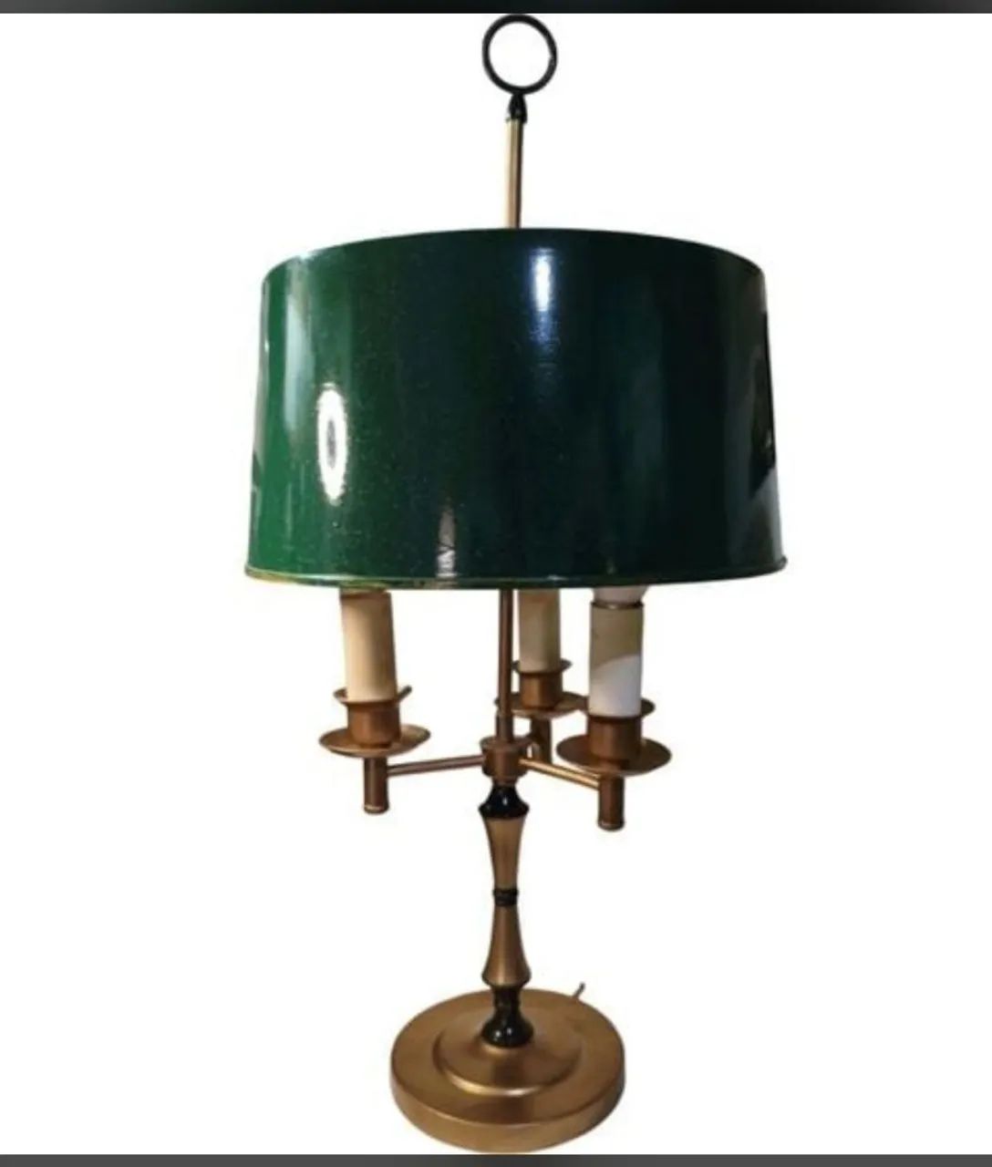Luminária de mesa estilo inglês 