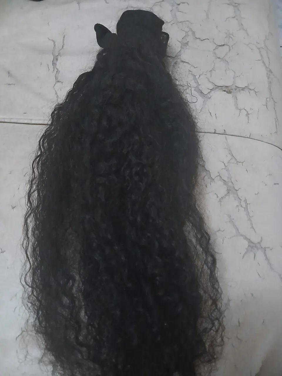 Cabelo humano 55 centímetros 