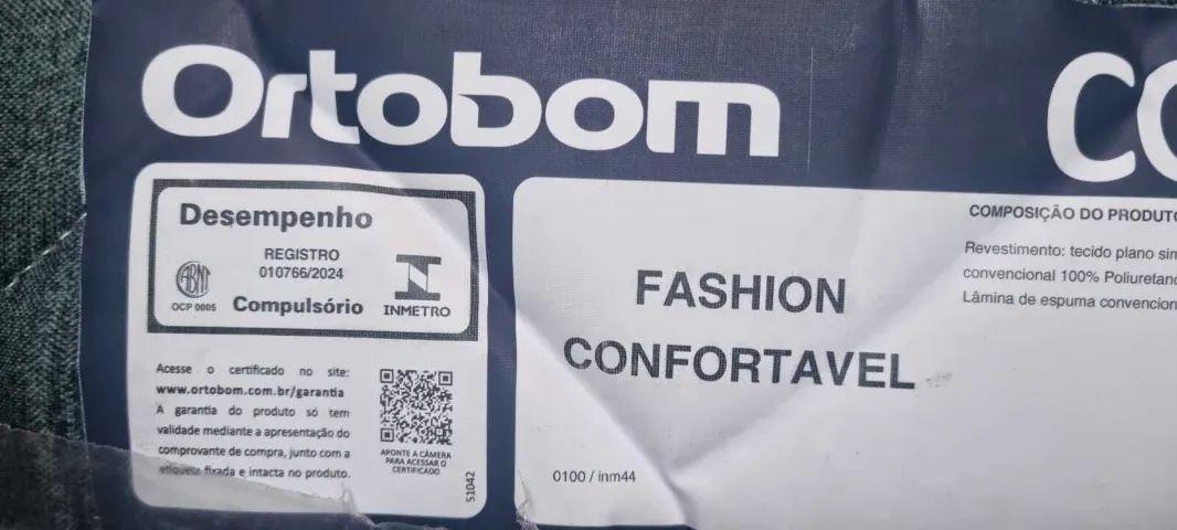 Colchão de Soleiro Ortobom - SEMI -NOVO