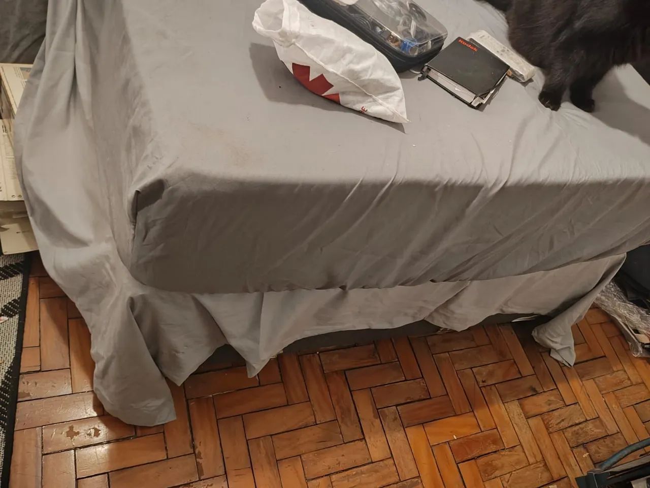 Cama Box/ Baú Viúvo com Colchão  - Foto 2