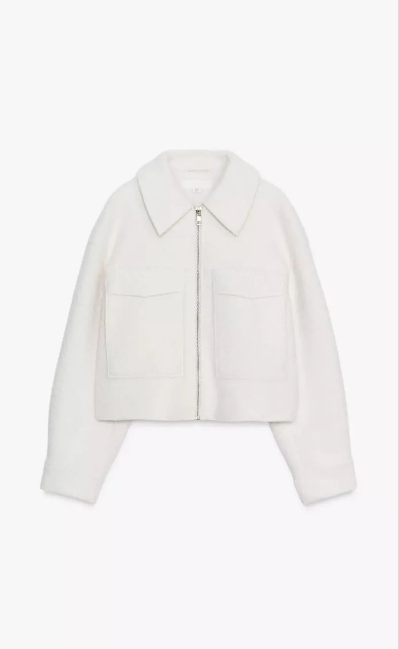 Casaco de Bouclé Zara 