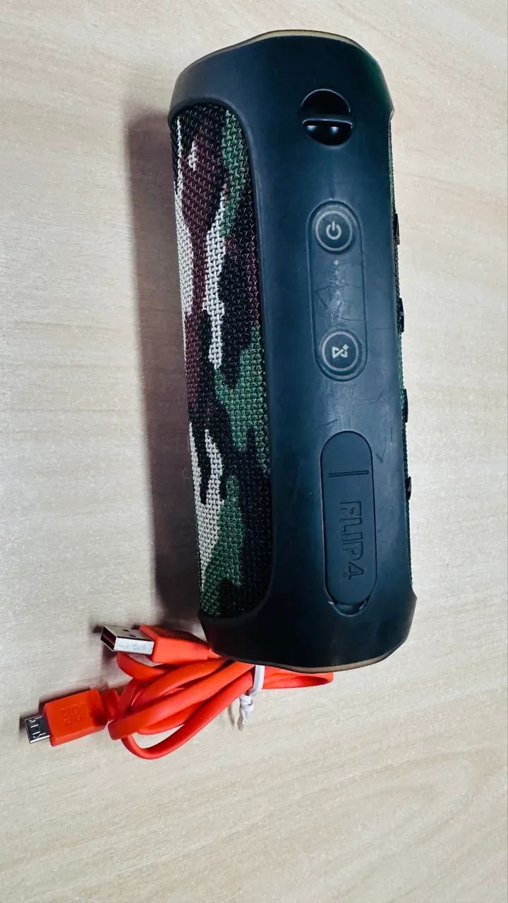 Caixa de Som JBL Flip 4 Camuflada - Foto 3