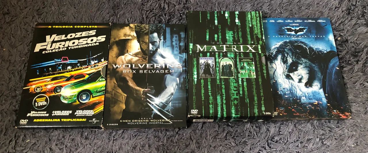 DVDs Star Wars, Smallville, Transformers, Velozes e Furiosos, Wolverine, Matrix, Batman  - Foto 3