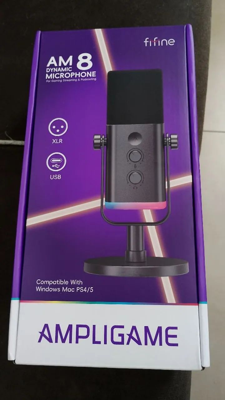 Microfone Ampligame Fifine AM8 (NOVO)