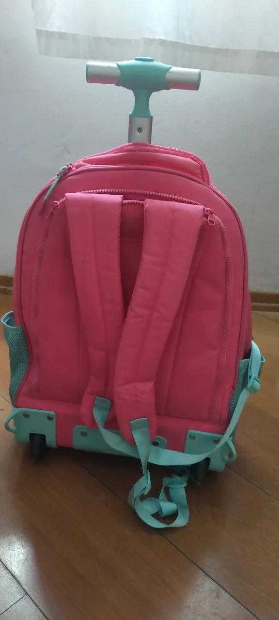 Mochila de rodinhas e costas  - Foto 2