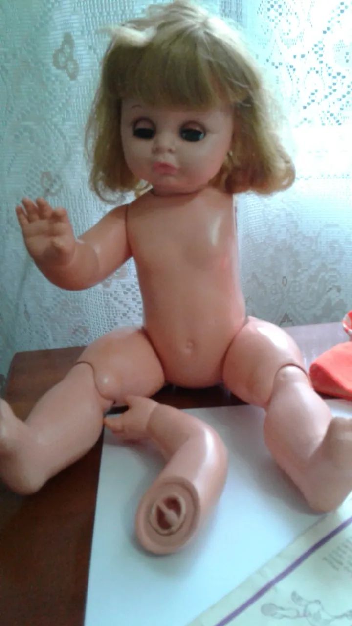 Boneca antiga Tippy Estrela para restauro - Foto 2