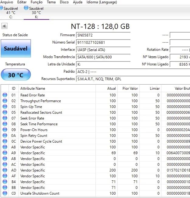 SSD M.2 GoLine 128GB - Seminovo - Foto 2