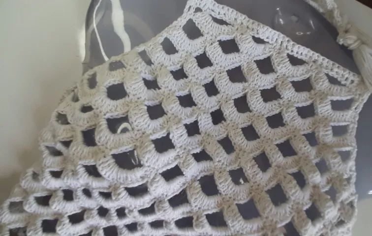 Blusinha de Verão Arcos Branca em Crochê - Foto 3