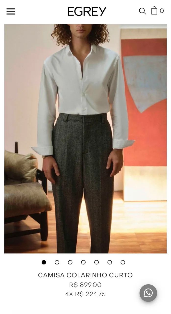 Camisa clássica Egrey  - Foto 3
