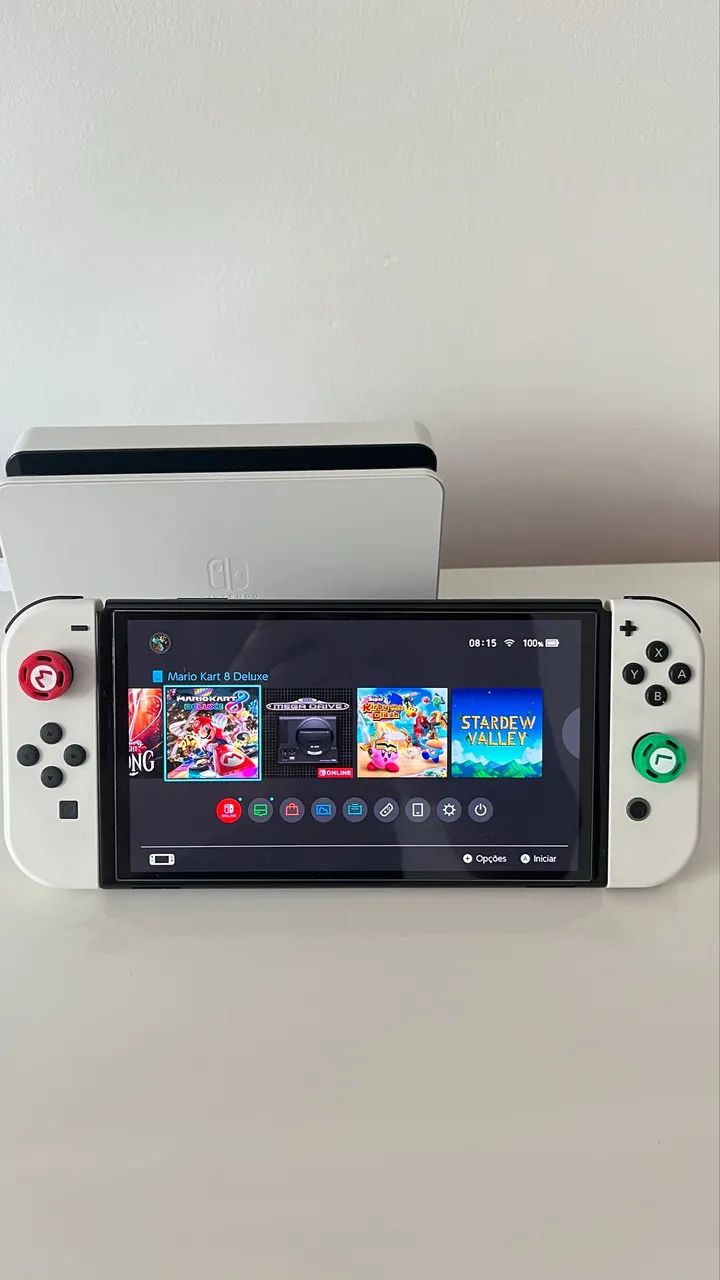 Nintendo switch óleo