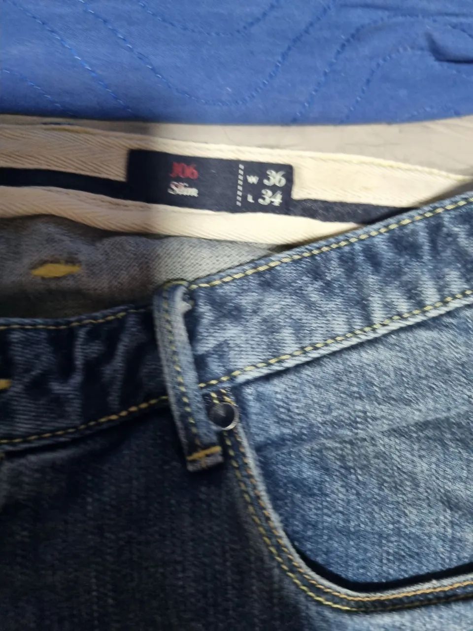 Calça jeans Armani tamanho 46. - Foto 2