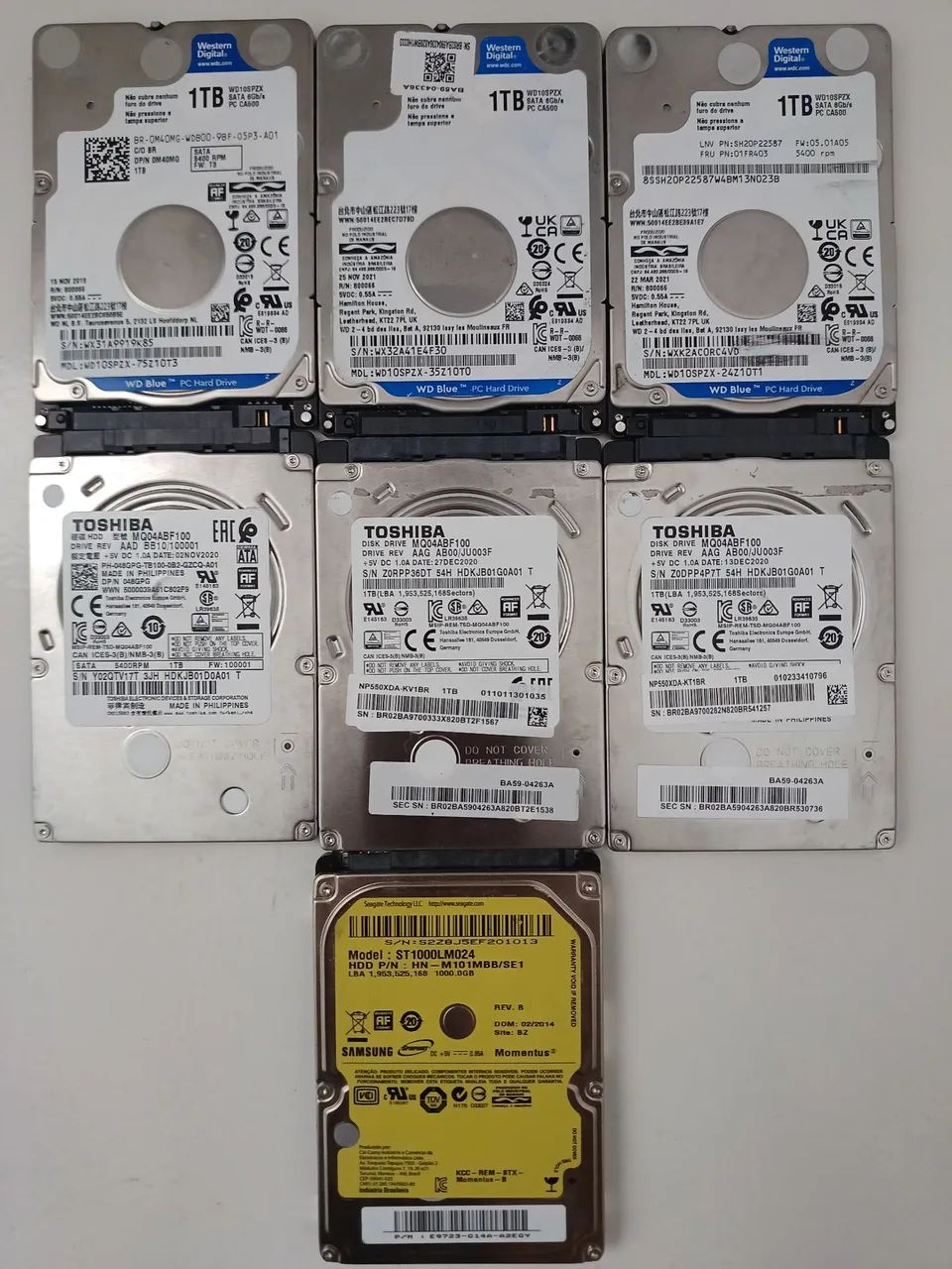 7 hds 1tb notebook 100% saudável  - Foto 5