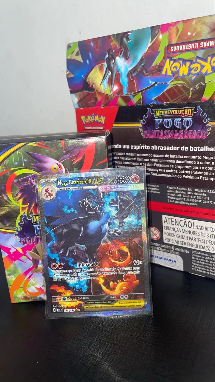 Mega Charizard X EX - Venda apenas para Fortaleza